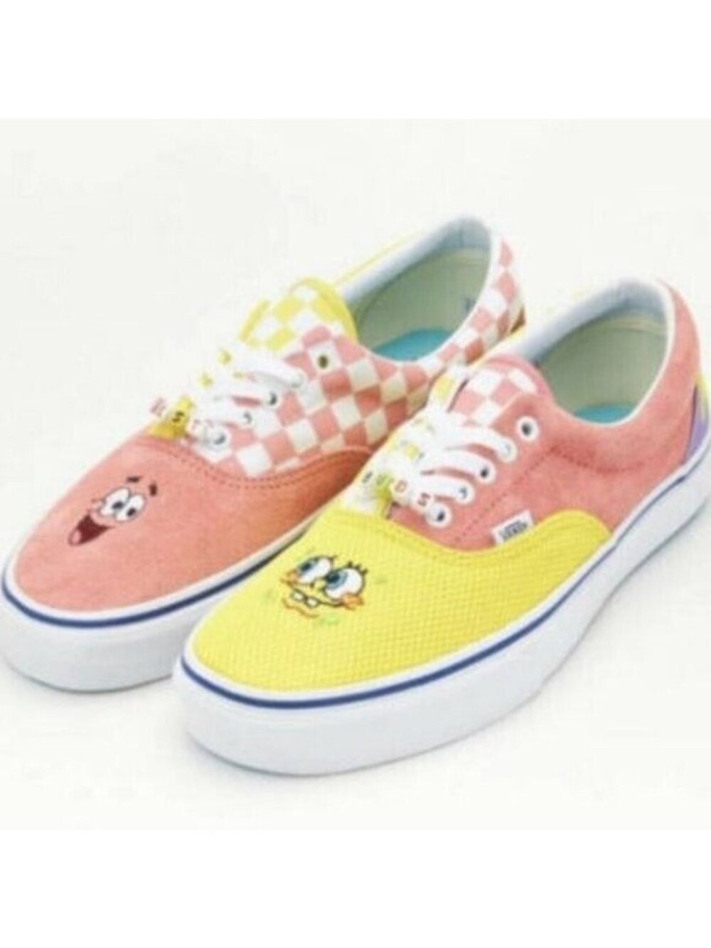Vans X Spongebob  Best Friends ERA Lace Up Shoes, Women's Size 8 / Men's 6.5